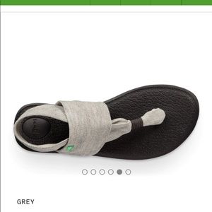 Women Grey & Black Sanuk Yoga Sling